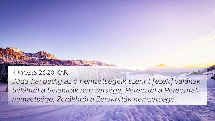 4 Mózes 26:20 KAR Bible Verse Image