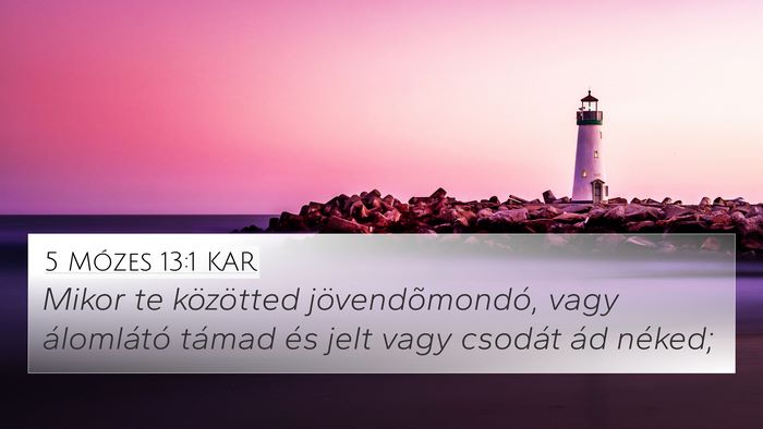 5 Mózes 13:1 KAR Bible Verse Image