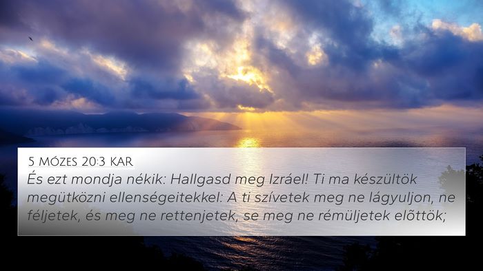 5 Mózes 20:3 KAR Bible Verse Image
