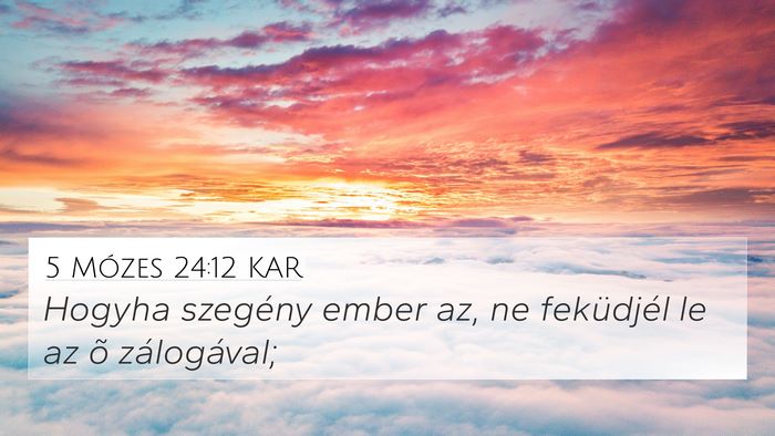 5 Mózes 24:12 KAR Bible Verse Image