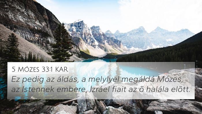 5 Mózes 33:1 KAR Bible Verse Image