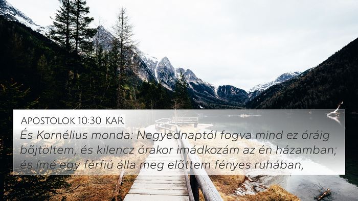 Apostolok 10:30 KAR Bible Verse Image