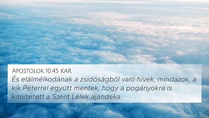 Apostolok 10:45 KAR Bible Verse Image