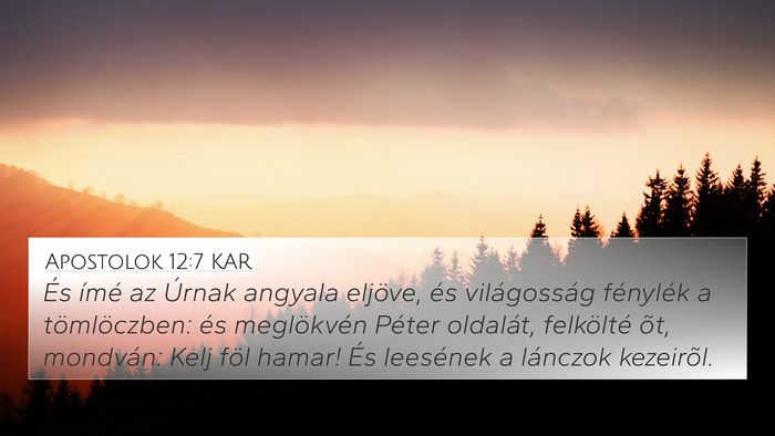 Apostolok 12:7 KAR Bible Verse Image