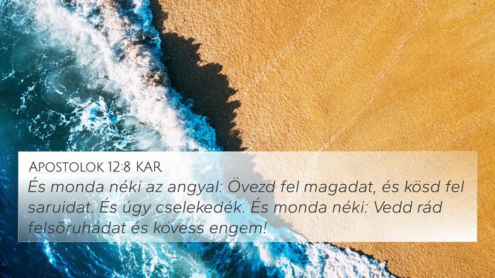 Apostolok 12:8 KAR Bible Verse Image