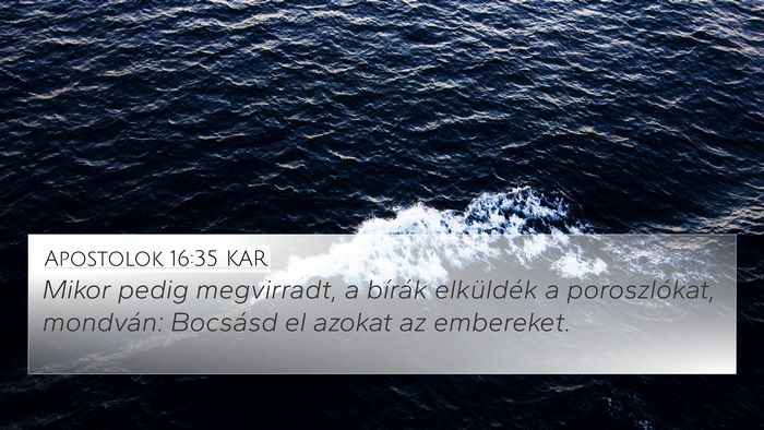 Apostolok 16:35 KAR Bible Verse Image