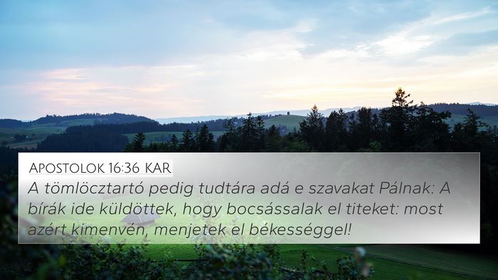 Apostolok 16:36 KAR Bible Verse Image