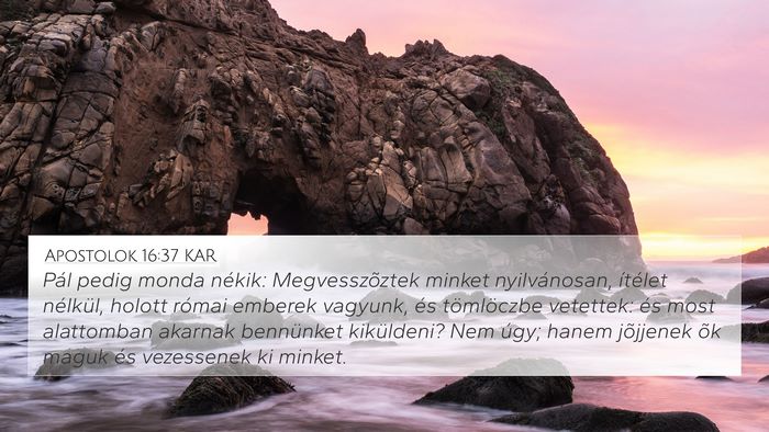 Apostolok 16:37 KAR Bible Verse Image