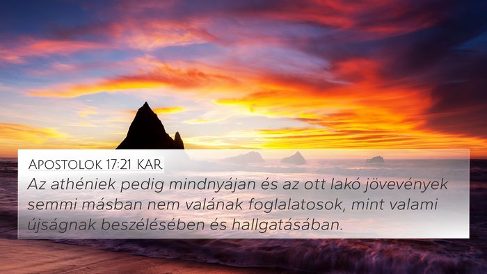 Apostolok 17:21 KAR Bible Verse Image