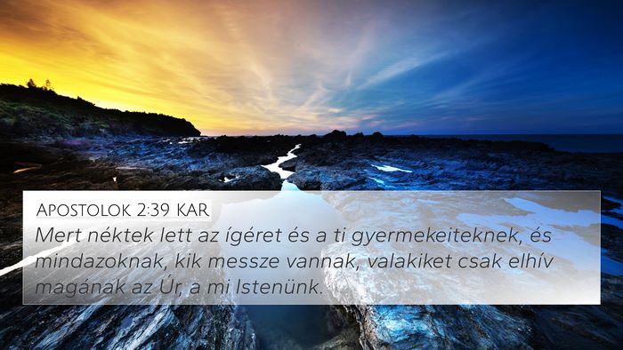 Apostolok 2:39 KAR Bible Verse Image