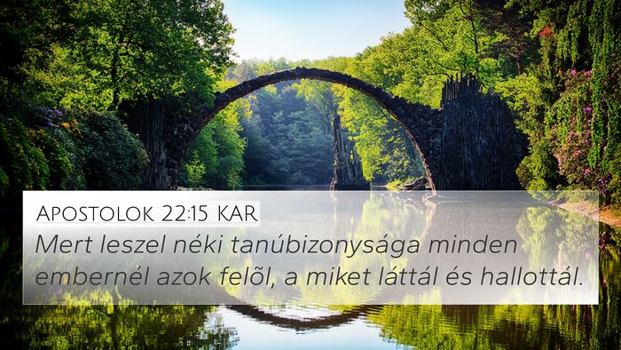 Apostolok 22:15 KAR Bible Verse Image