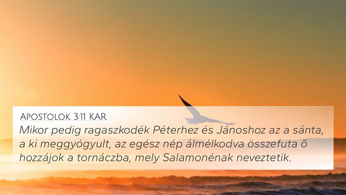 Apostolok 3:11 KAR Bible Verse Image