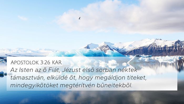 Apostolok 3:26 KAR Bible Verse Image