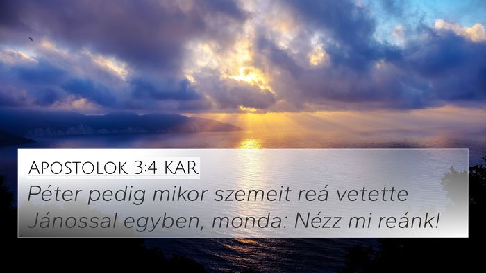 Apostolok 3:4 KAR Bible Verse Image
