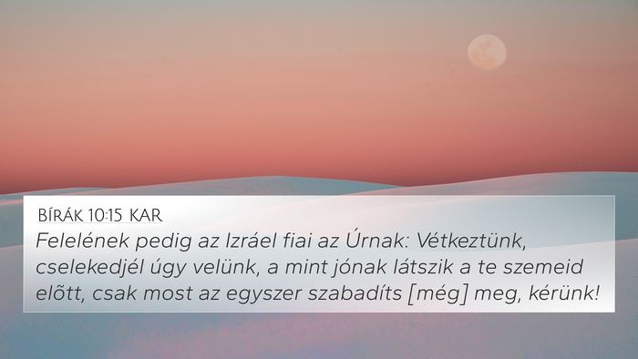 Bírák 10:15 KAR Bible Verse Image