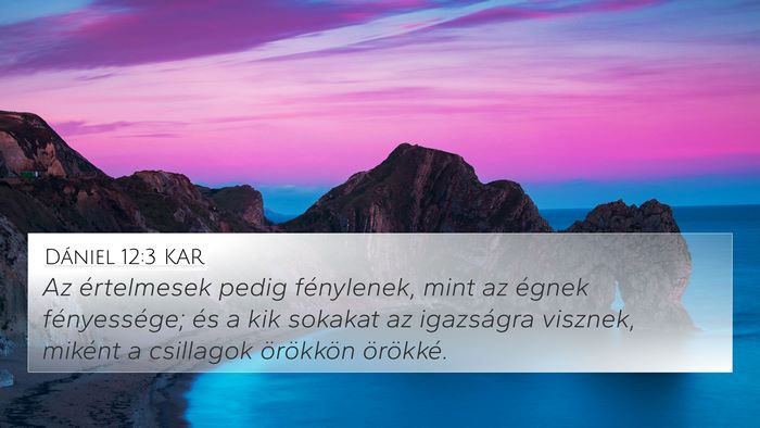 Dániel 12:3 KAR Bible Verse Image