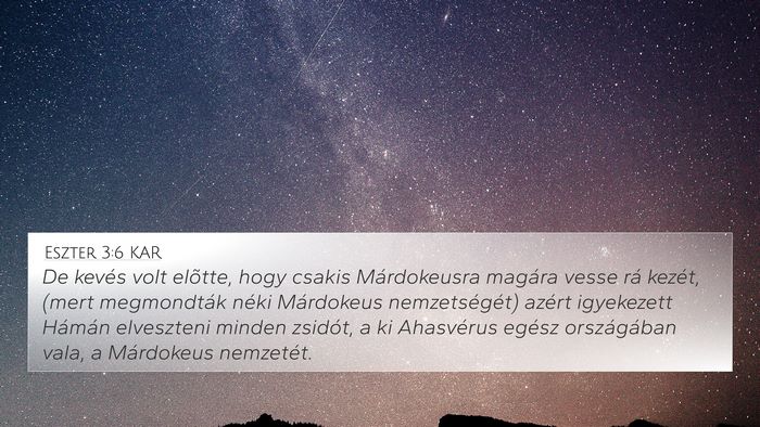 Eszter 3:6 KAR Bible Verse Image
