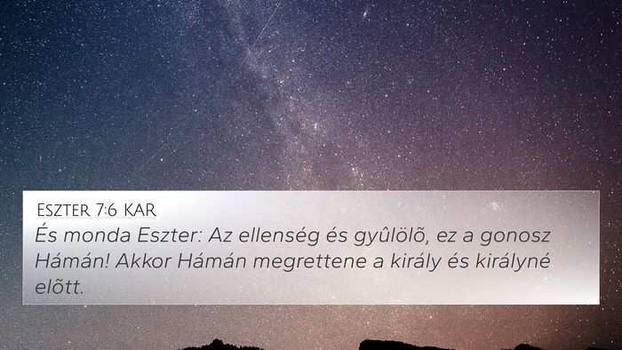 Eszter 7:6 KAR Bible Verse Image