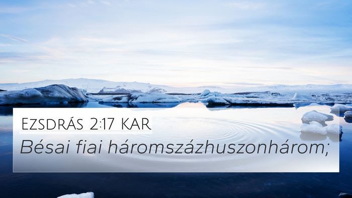 Ezsdrás 2:17 KAR Bible Verse Image