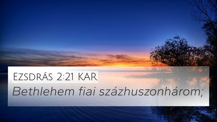 Ezsdrás 2:21 KAR Bible Verse Image