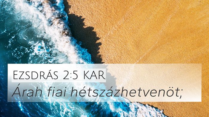 Ezsdrás 2:5 KAR Bible Verse Image