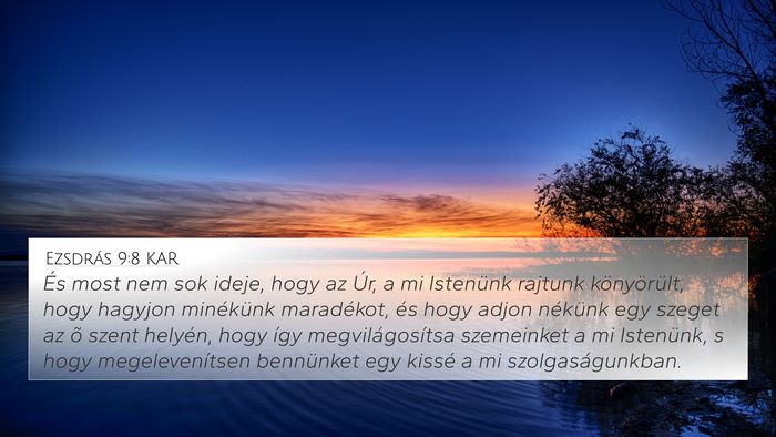 Ezsdrás 9:8 KAR Bible Verse Image