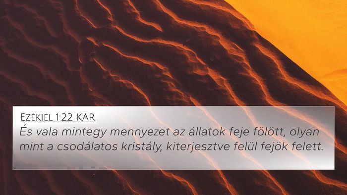 Ezékiel 1:22 KAR Bible Verse Image