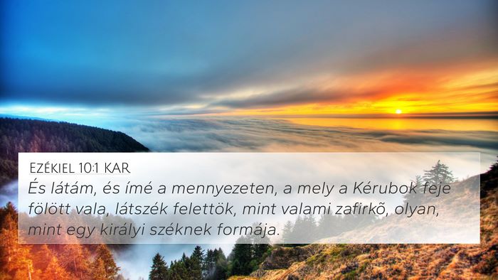 Ezékiel 10:1 KAR Bible Verse Image