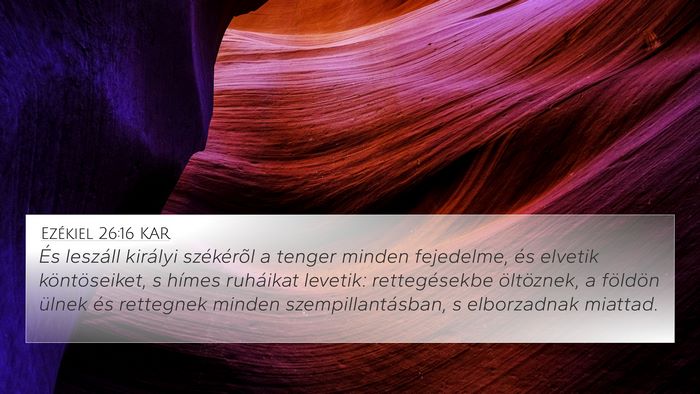 Ezékiel 26:16 KAR Bible Verse Image