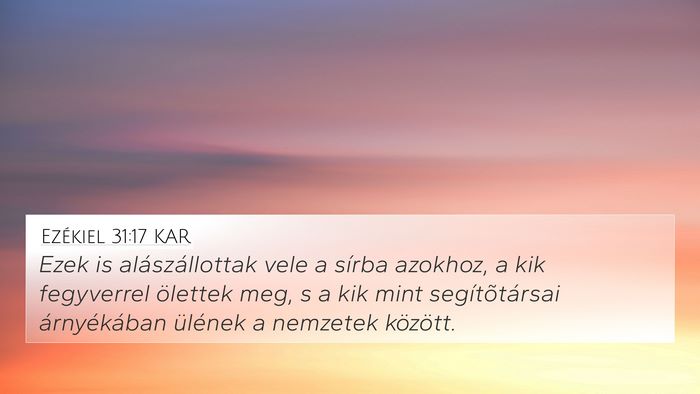 Ezékiel 31:17 KAR Bible Verse Image