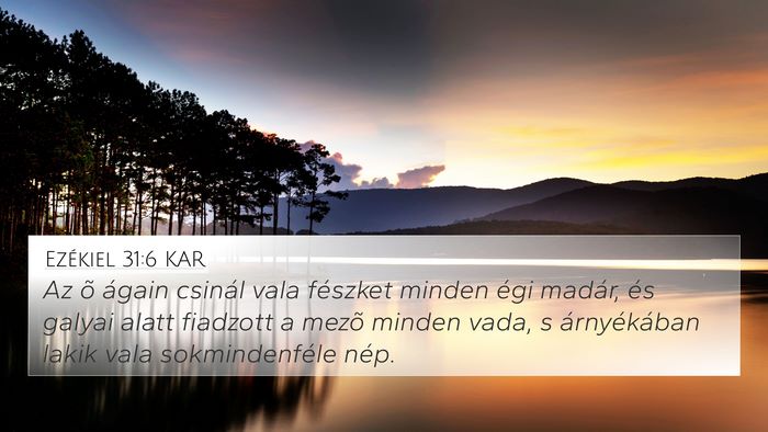 Ezékiel 31:6 KAR Bible Verse Image
