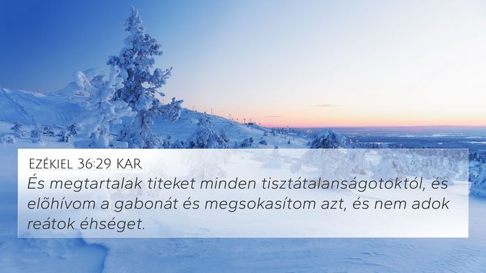 Ezékiel 36:29 KAR Bible Verse Image