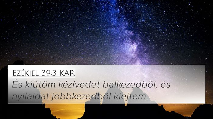 Ezékiel 39:3 KAR Bible Verse Image