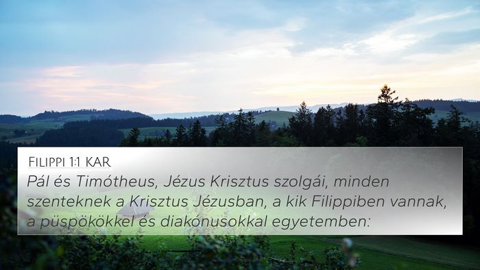 Filippi 1:1 KAR Bible Verse Image