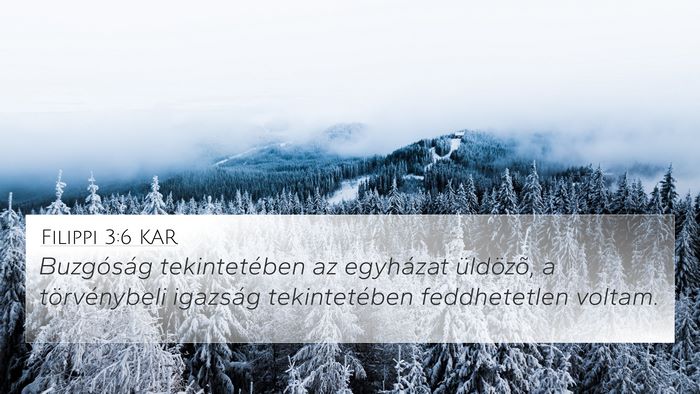Filippi 3:6 KAR Bible Verse Image