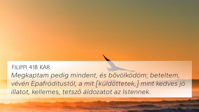 Filippi 4:18 KAR Bible Verse Image
