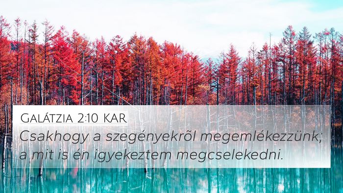 Galátzia 2:10 KAR Bible Verse Image