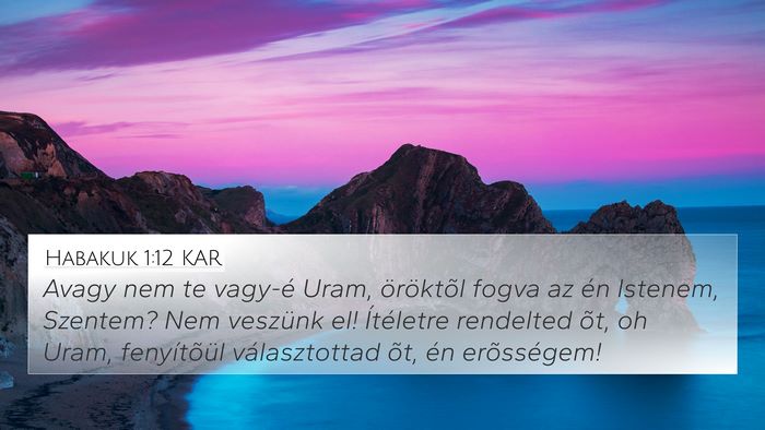 Habakuk 1:12 KAR Bible Verse Image