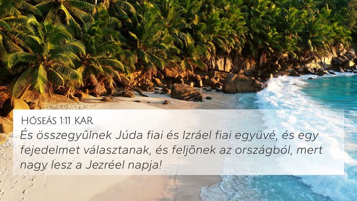 Hóseás 1:11 KAR Bible Verse Image