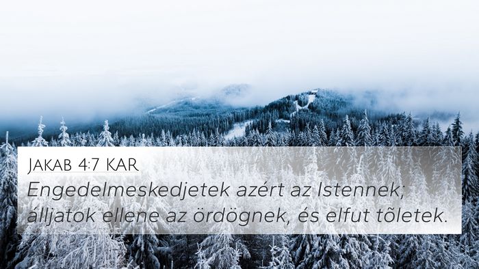 Jakab 4:7 KAR Bible Verse Image