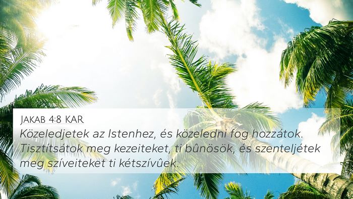 Jakab 4:8 KAR Bible Verse Image