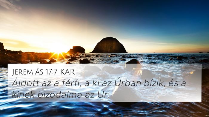 Jeremiás 17:7 KAR Bible Verse Image