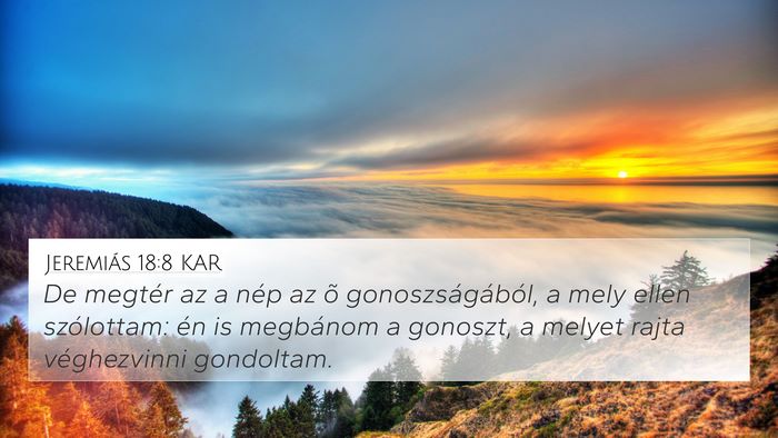 Jeremiás 18:8 KAR Bible Verse Image