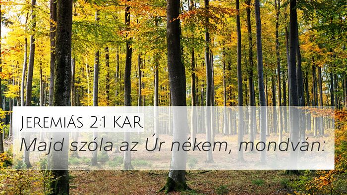 Jeremiás 2:1 KAR Bible Verse Image