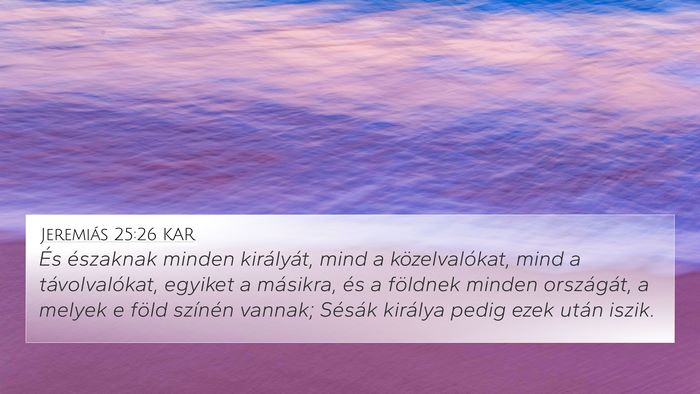 Jeremiás 25:26 KAR Bible Verse Image