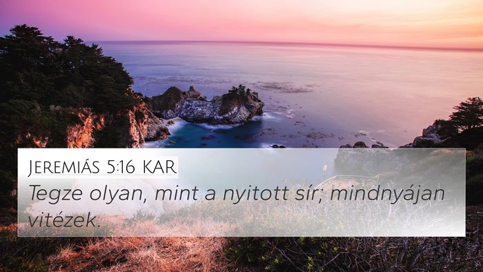 Jeremiás 5:16 KAR Bible Verse Image