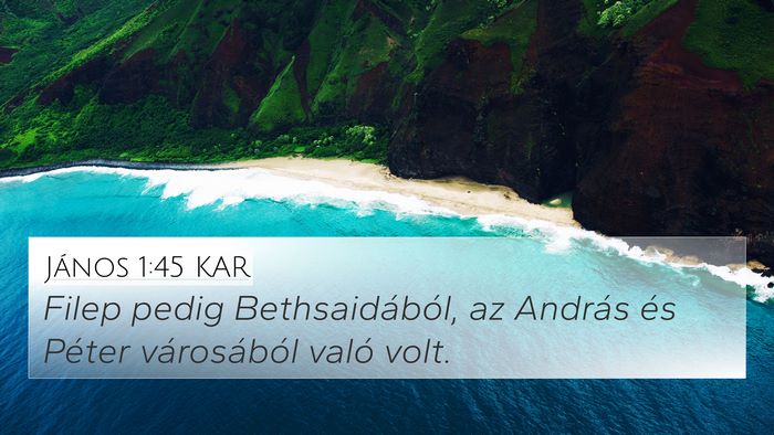 János 1:45 KAR Bible Verse Image