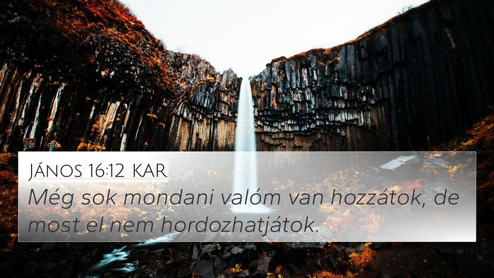 János 16:12 KAR Bible Verse Image