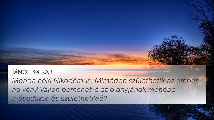 János 3:4 KAR Bible Verse Image