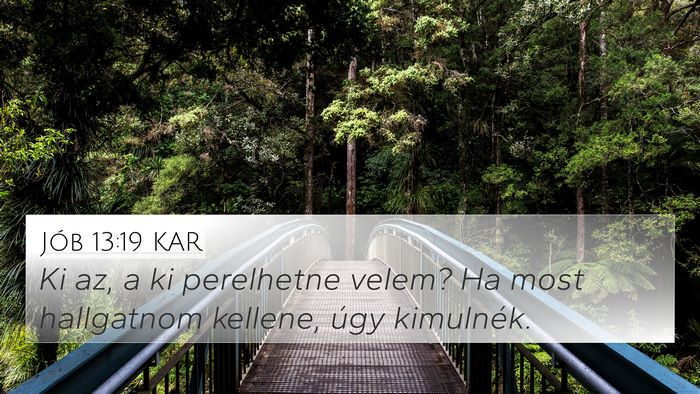 Jób 13:19 KAR Bible Verse Image